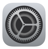 Apple settings configuration control gear